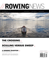 Adam Kreek of OAR Northwest in *Rowing News* magazine