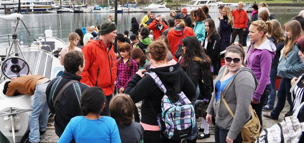 Engaging Crowd at 2011 Vancouver Launching