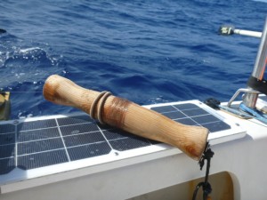 broken oar handle or fishing hand reel mp
